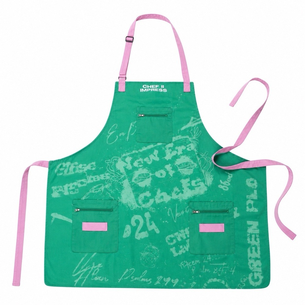 Pink & Green Apron